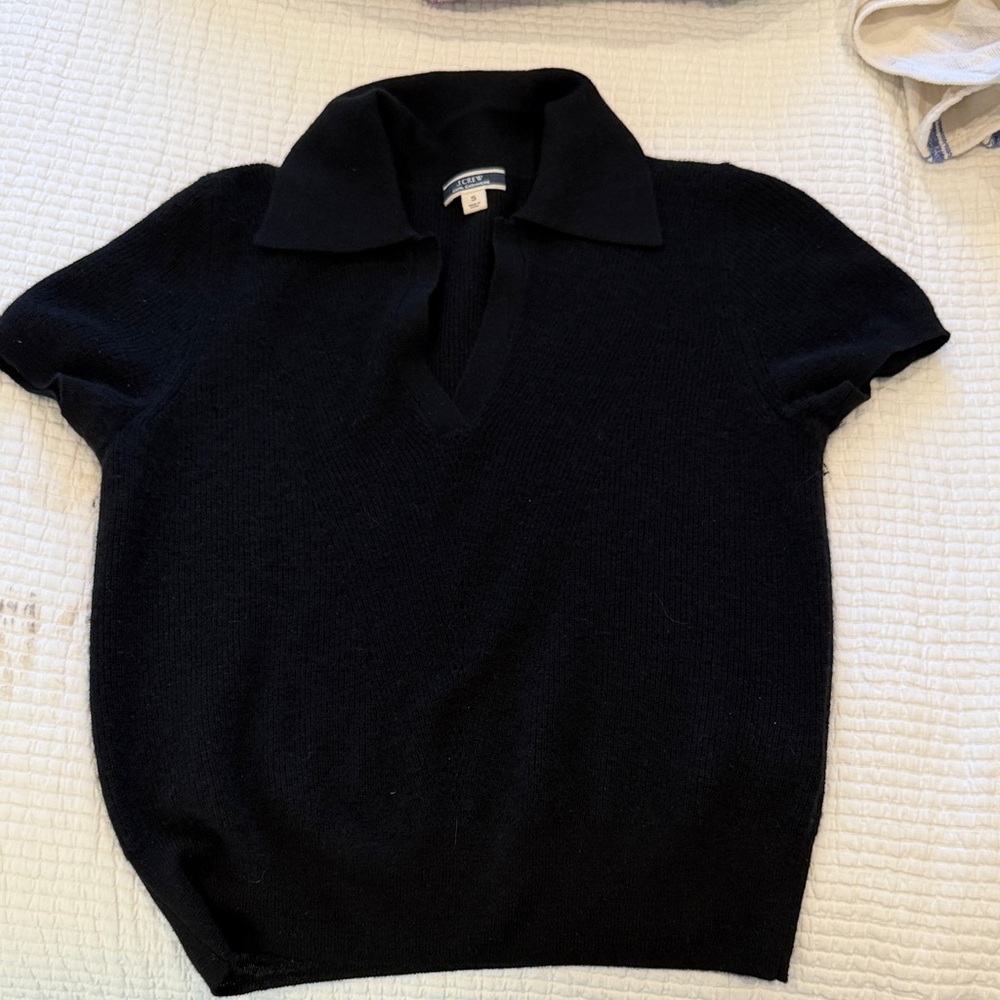 J. Crew Collared Knit Top